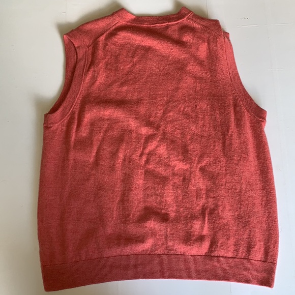 Hart Schaffner Marx Merino Wool Vest Pink Size XL - Picture 2 of 8